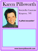poster of storyteller Karen Pillsworth